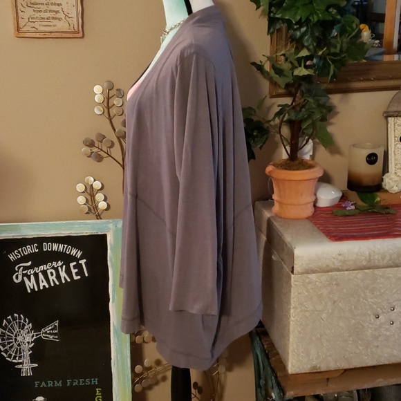 Avenue Gray Cardigan Size 22/24 - Picture 3 of 5